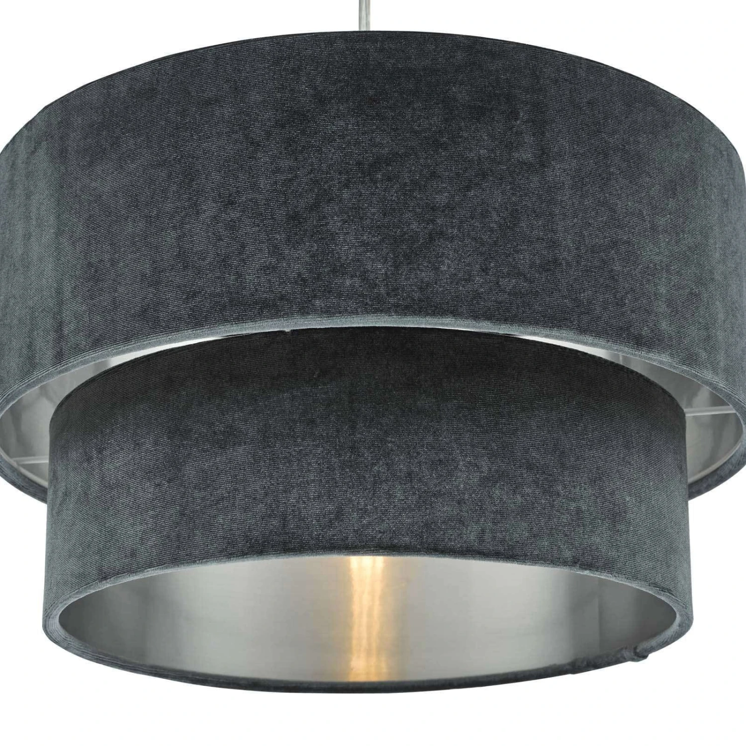 Ubeda Easy Fit Dark Grey Velvet Pendant 7 Ubeda Easy Fit Dark Grey Velvet Pendant - Image 5