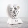 Double Heart Lily Memorial Ornament - Nan 2 Double Heart Lily Memorial Ornament - Nan -Taskers Sale Shop double heart lily memorial ornament nan fischof df18983 c nan lily dbl heart 29819383349334