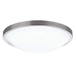 Almeria Round Acrylic Flush Ceiling Light