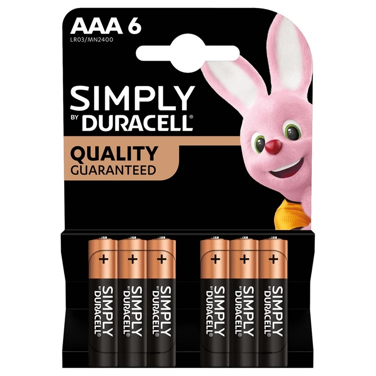 Duracell Aaa 6Pack Alkaline 3 Duracell Aaa 6Pack Alkaline