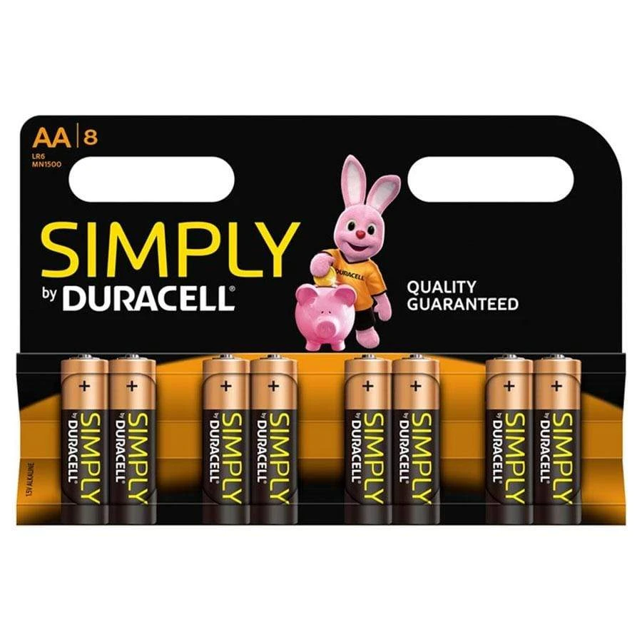 Duracell S6771 Simply Aa Alkaline Batteries - 8 Pack 3 Duracell S6771 Simply Aa Alkaline Batteries - 8 Pack