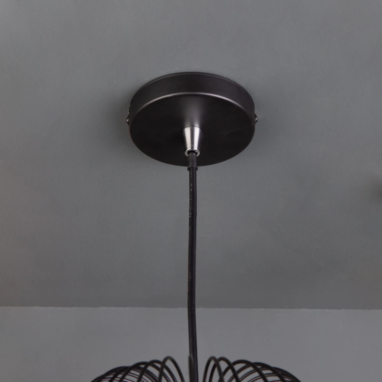Biscay Single Black & Chrome Pendant Ceiling Light 4 Biscay Single Black & Chrome Pendant Ceiling Light - Image 2