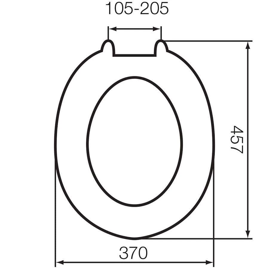 Euro White Ash Toilet Seat 5 Euro White Ash Toilet Seat - Image 3