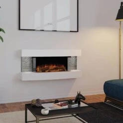 Evonic Empire 2 White Wall Mounted Fire Suite -Taskers Sale Shop evonic empire 2 white wall mounted fire suite 50139188 31413209301078