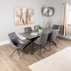 Falcon Extendable Dining Table With 6 Chairs 30 Falcon Extendable Dining Table With 6 Chairs -Taskers Sale Shop falcon extendable dining table with 6 kore chairs 31256330993750