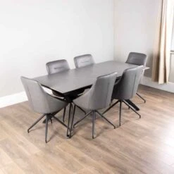 Falcon Extendable Dining Table With 6 Chairs 31 Falcon Extendable Dining Table With 6 Chairs -Taskers Sale Shop falcon extendable dining table with 6 kore chairs 31256331157590