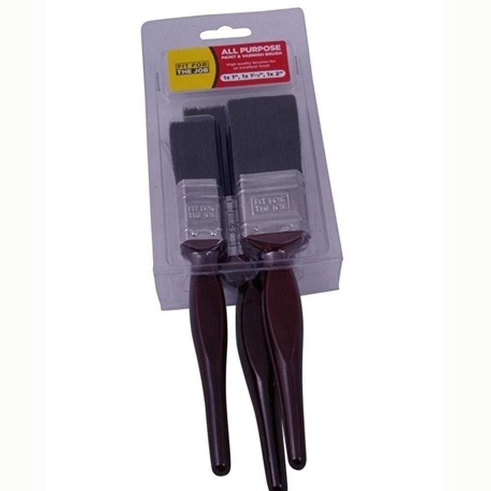 Fit For The Job All Purpose 3 Pack Brush Set 3 Fit For The Job All Purpose 3 Pack Brush Set