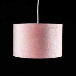 Forli Pink Velvet Light Shade - 28cm