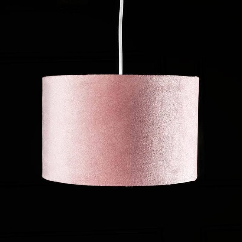 Forli Pink Velvet Light Shade - 28cm 3 Forli Pink Velvet Light Shade - 28cm