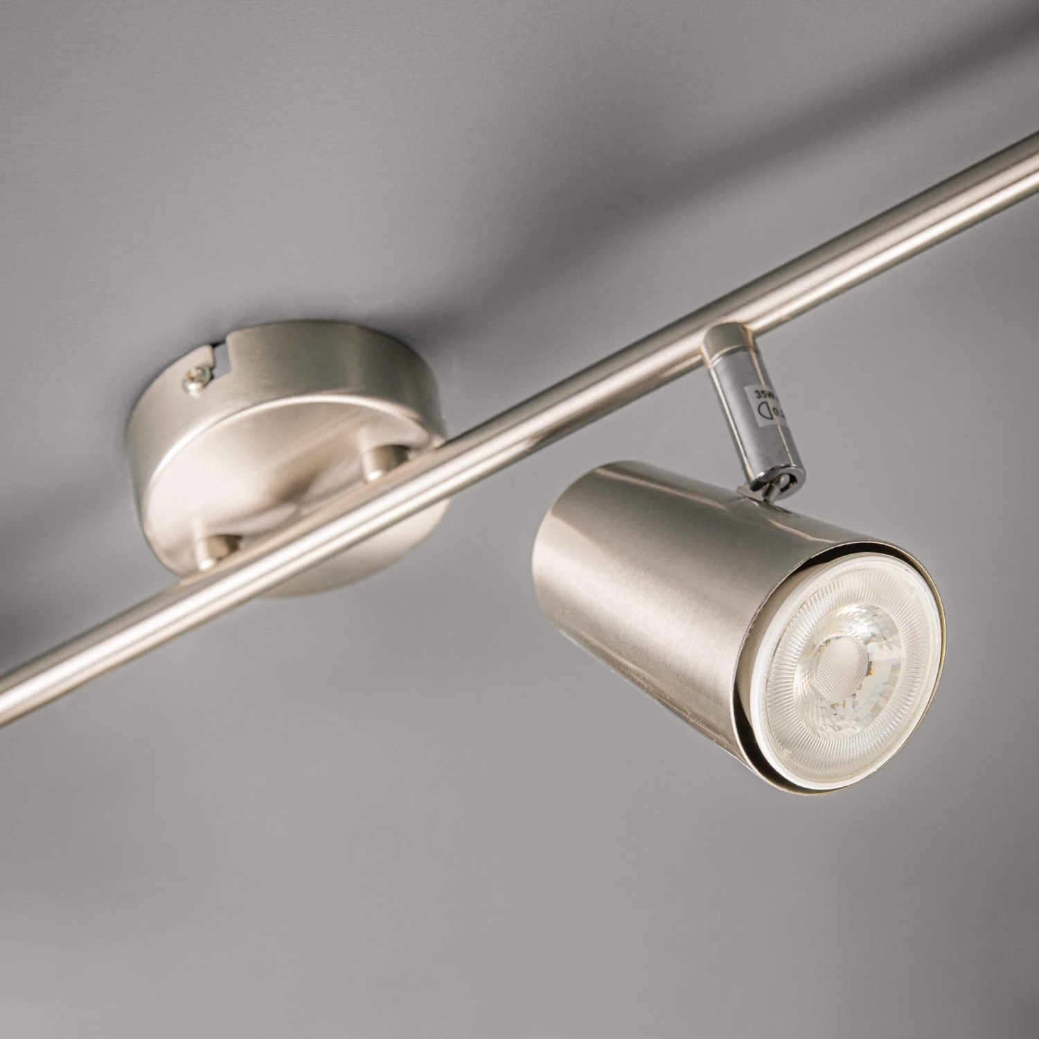 Marseille 4 Light Spotlight Bar Satin Nickel 5 Marseille 4 Light Spotlight Bar Satin Nickel - Image 3