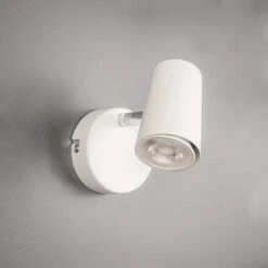 Marseille Single Spotlight White Ceiling Light