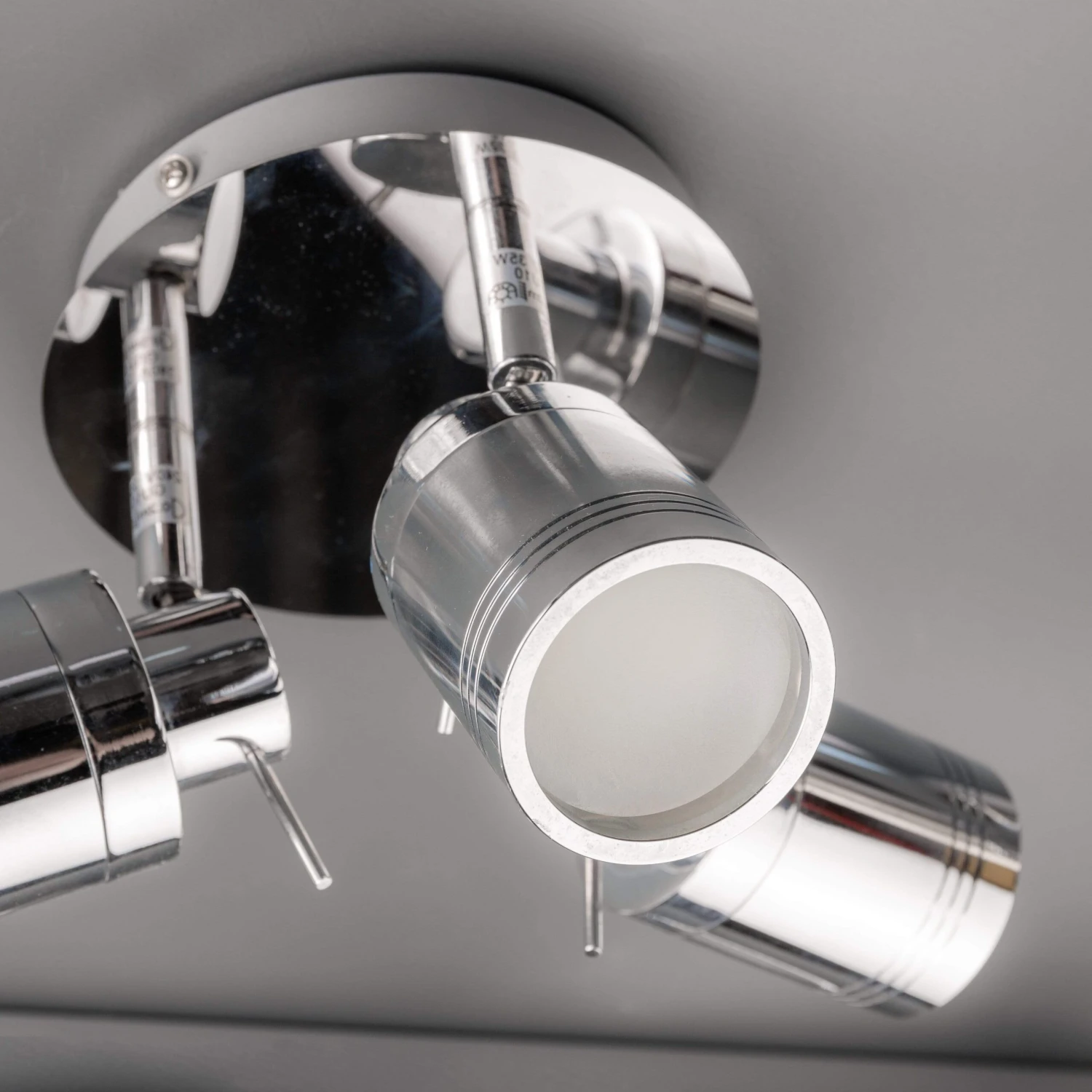 Grenoble Polished Chrome 3 Ceiling Light 4 Grenoble Polished Chrome 3 Ceiling Light - Image 2