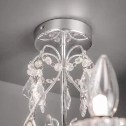 Paris Satin Chrome 5 Light Chandelier 9 Paris Satin Chrome 5 Light Chandelier -Taskers Sale Shop forum vela chrome 5 light chandelier forum vela chrome 5 light chandelier 28944255123542
