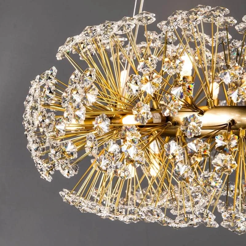 Kansas Round 20 Light Pendant Gold Ceiling Light 4 Kansas Round 20 Light Pendant Gold Ceiling Light - Image 2