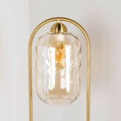 Genoa Satin Brass Amber Glass Floor Lamp 10 Genoa Satin Brass Amber Glass Floor Lamp -Taskers Sale Shop genoa satin brass amber glass floor lamp 60006148 31467324309590