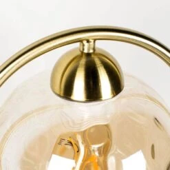 Genoa Satin Brass Amber Glass Table Lamp 13 Genoa Satin Brass Amber Glass Table Lamp -Taskers Sale Shop genoa satin brass amber glass table lamp 60006147 31430310264918