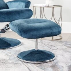 Houston Blue Recliner Chair & Stool 11 Houston Blue Recliner Chair & Stool -Taskers Sale Shop gfa houston paddington chair stool blue gfa houston paddington chair stool blue 30594830860374