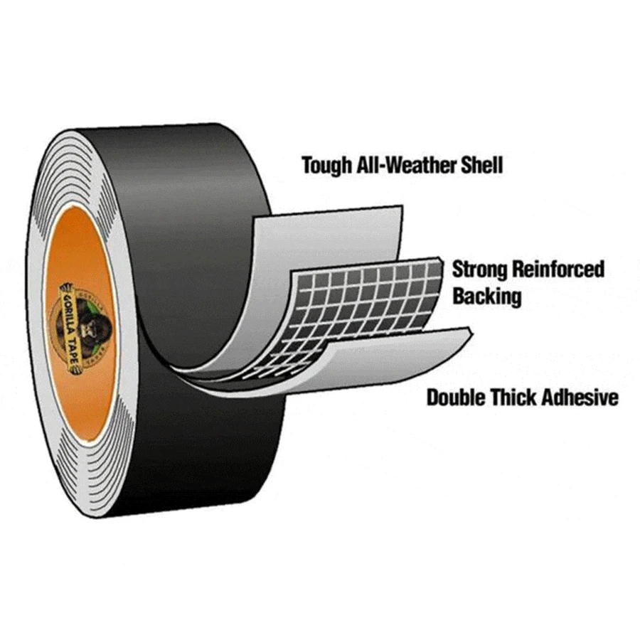 Gorilla Handy Roll Tape - 9 Metre X 25Mm 4 Gorilla Handy Roll Tape - 9 Metre X 25Mm - Image 2