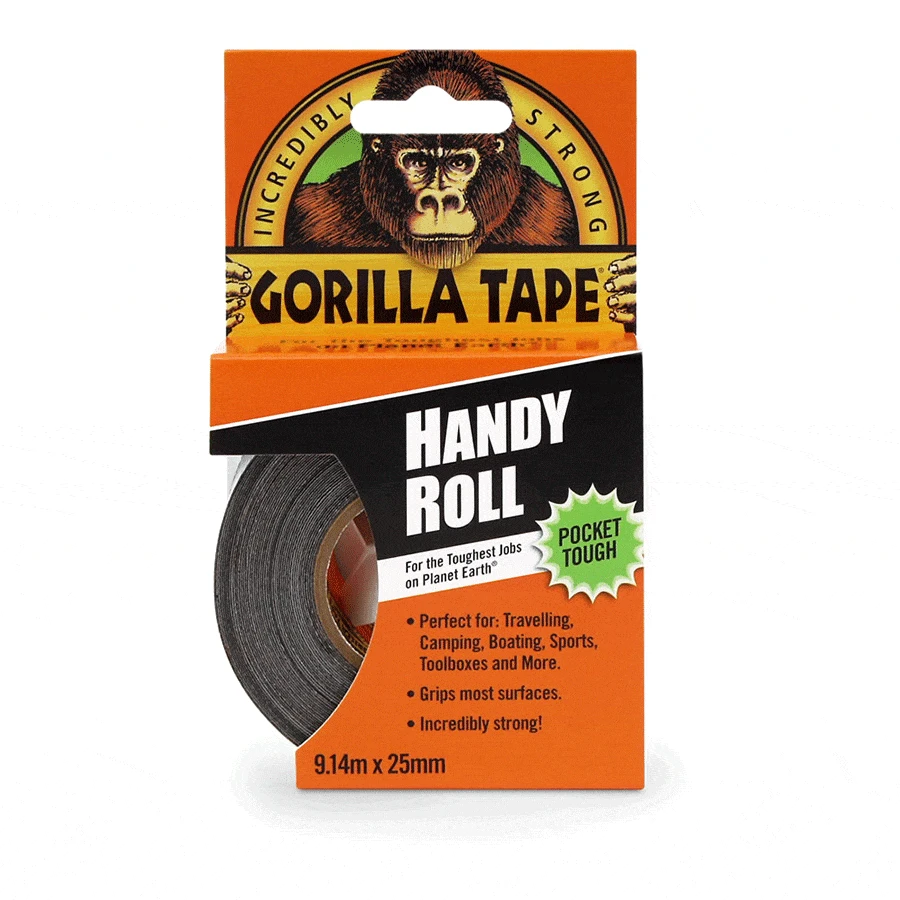 Gorilla Handy Roll Tape - 9 Metre X 25Mm 3 Gorilla Handy Roll Tape - 9 Metre X 25Mm