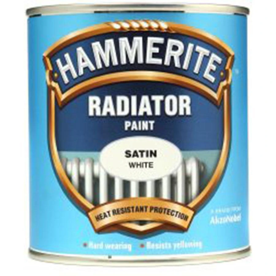Hammerite White Satin Radiator 500Ml Paint 4 Hammerite White Satin Radiator 500Ml Paint - Image 2