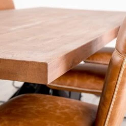 Harrow Dining Table And 6 Hooper Tan Chairs -Taskers Sale Shop harrow dining table and 6 hooper tan chairs baker harrow soho table 6 hopr tan chrs 16427560599638