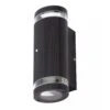 Montpellier Up/Down Black Outdoor Photocell Sensor Wall Light