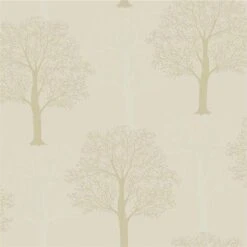 Holden Ornella Cream Tree Glitter Wallpaper - 35250