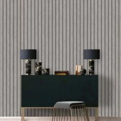 Holden Wood Slate Grey Wallpaper -13133