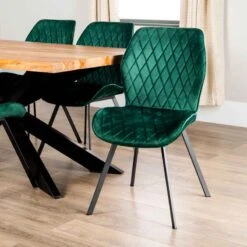 Winslow Table & 6 Vancouver Emerald Chairs -Taskers Sale Shop indus winslow table vancouver emerald chairs 31314755453014