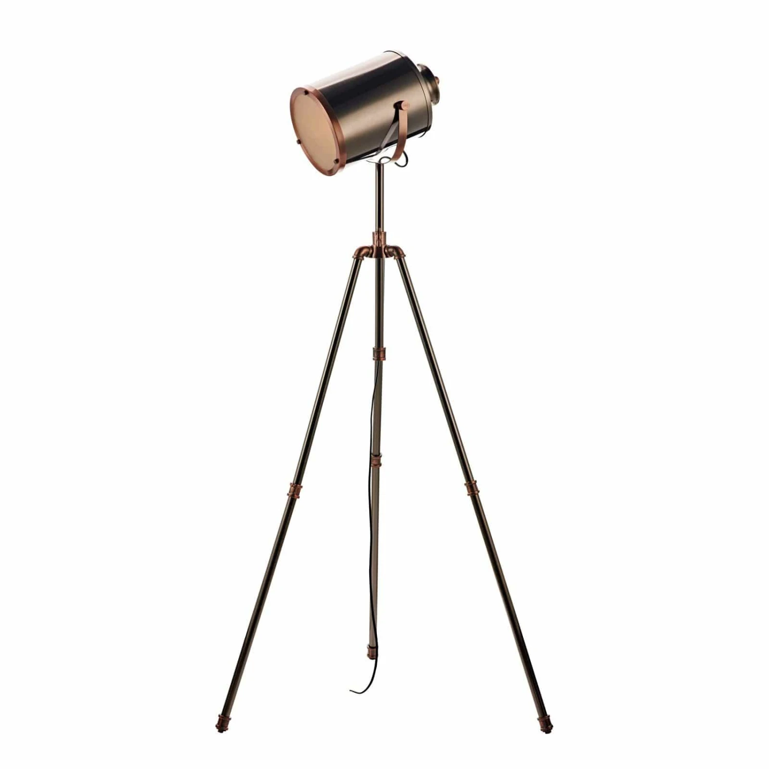 Aragon Antique Copper & Silver Floor Lamp 5 Aragon Antique Copper & Silver Floor Lamp - Image 3