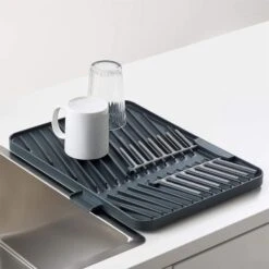 Joseph Joseph Flip-Up Draining Board Grey