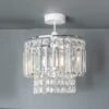 Jumilla Polished Chrome & Glass Pendant Light Shade -Taskers Sale Shop kyla polished chrome glass pendant dar kyla easy fit chrm kyl6550 29568894042198