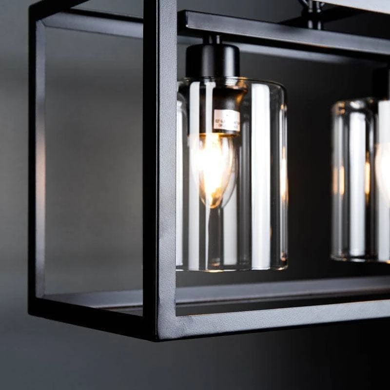 Lecce 3 Light Ceiling Pendant Light Black 5 Lecce 3 Light Ceiling Pendant Light Black - Image 3