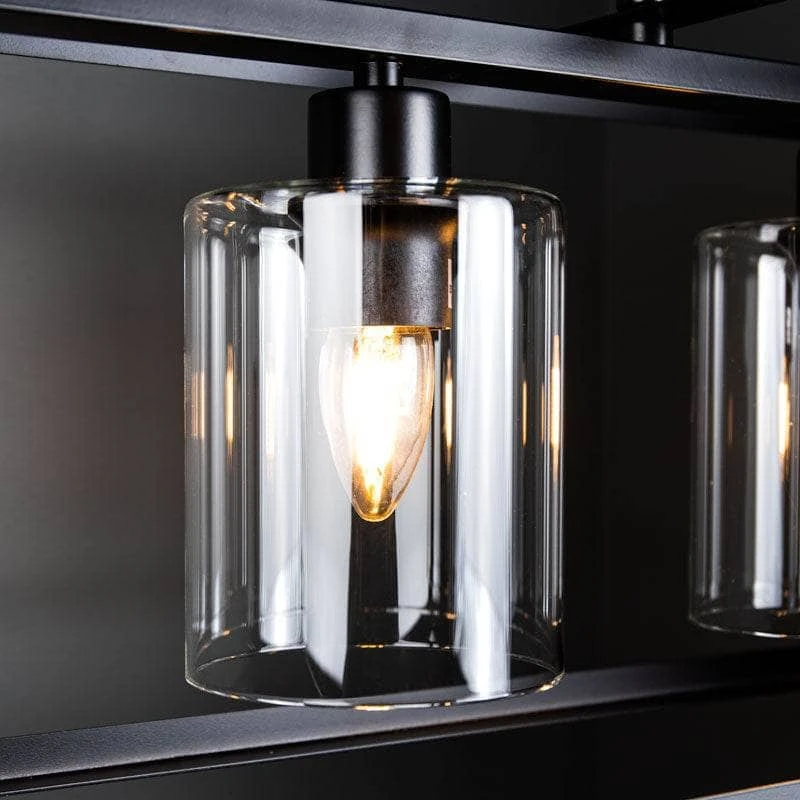 Lecce 3 Light Ceiling Pendant Light Black 4 Lecce 3 Light Ceiling Pendant Light Black - Image 2