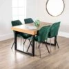 Lincoln Extending Table With 4 Vancouver Emerald Chairs -Taskers Sale Shop lincoln extending table with 4 vancouver emerald chairs baker lincoln ext table 4 vancouver emerald chairs 31294140121174