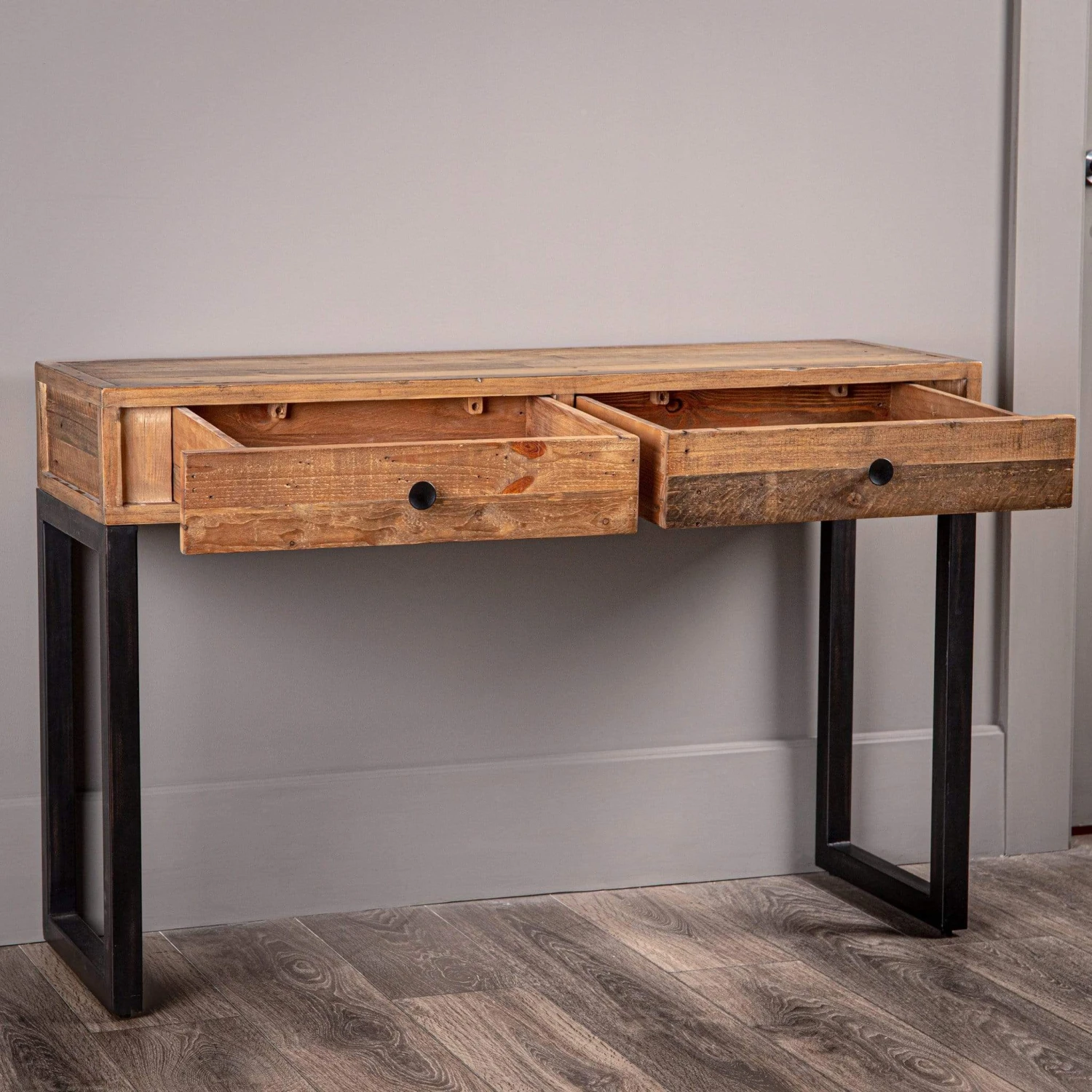 Lincoln Rustic Console Table 4 Lincoln Rustic Console Table - Image 2