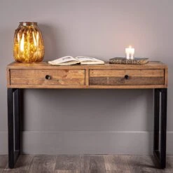 Lincoln Rustic Console Table
