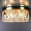 Wisconsin Gold 8 Light Flush Ceiling Light 1 Wisconsin Gold 8 Light Flush Ceiling Light -Taskers Sale Shop louisiana gold 8 light flush ceiling light 60003462 31446634561622
