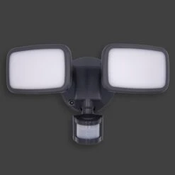 Taskers Sale Shop -Taskers Sale Shop lynn twin security spotlight dark grey forum lynn 2l wall pir drk gry zn 35688 dgry 31041394835542