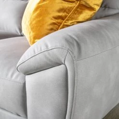 Lyon Silver 3 Seater Sofa 11 Lyon Silver 3 Seater Sofa -Taskers Sale Shop lyon grey 3 seater sofa kuka lyon 3 seat sofa 29446050840662