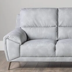 Lyon Silver 3 Seater Sofa 10 Lyon Silver 3 Seater Sofa -Taskers Sale Shop lyon grey 3 seater sofa kuka lyon 3 seat sofa 29446057492566