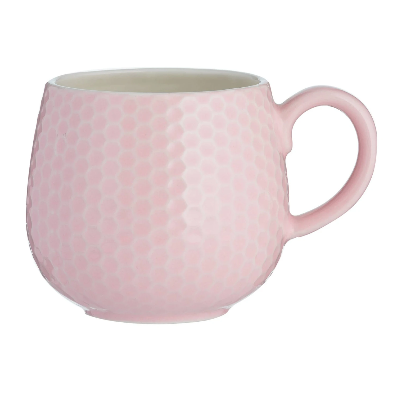 Mason Cash Embossed Honeycomb Pink Mug 3 Mason Cash Embossed Honeycomb Pink Mug