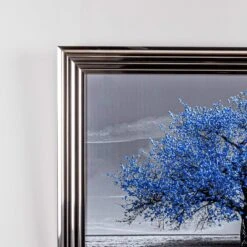 Navy Cherry Tree Framed Picture -Taskers Sale Shop navy cherry tree framed picture shh 11474 cherry tree navy met 28818534989910