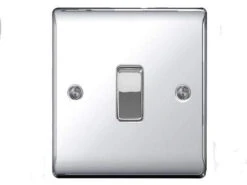 Nexus Metal Chrome Single Switch