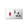 Nexus Npc70W-01 Polished Chrome Cooker Switch & Socket -Taskers Sale Shop nexus npc70w 01 polished chrome cooker switch socket nex npc70w 01 cooker socket pol chrome 14445433225302