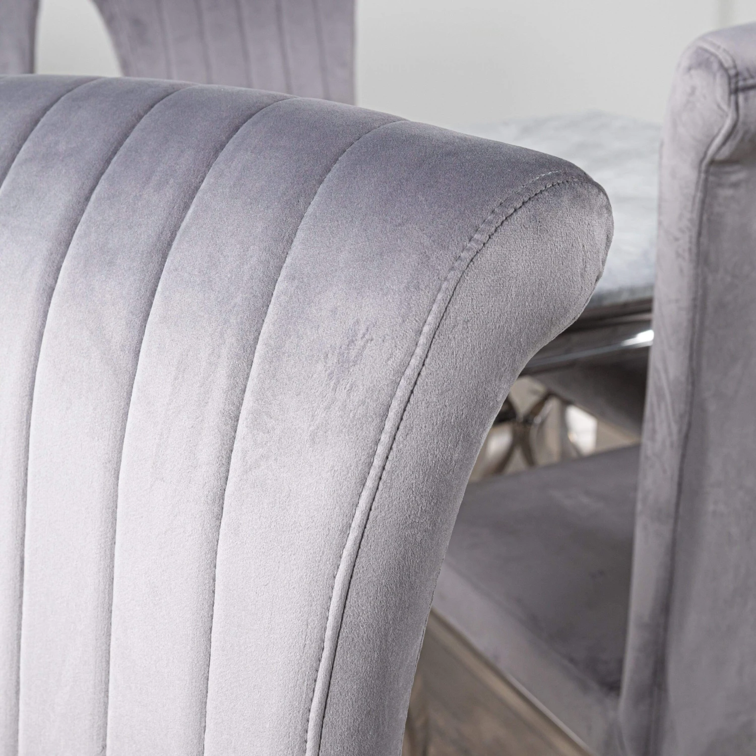 Nicole Velvet Dining Chair 4 Nicole Velvet Dining Chair - Image 2