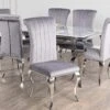 Nicole Velvet Dining Chair -Taskers Sale Shop nicole velvet dining chair zan nicole chair grey 28820670316630