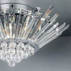 Badalona 5 Light Halo Flush Ceiling Light -Taskers Sale Shop nimbus 5 light halo flush ceiling light nim5050 dar nimbus 5lt halo flush crystal nim5050 29452531761238