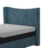 Tempur® Orford Headboard -Taskers Sale Shop orfordottoman bedframe angled mattress smartcool velvetteal