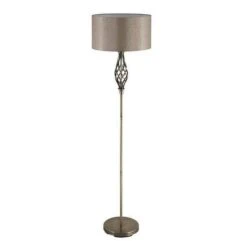 Pacific Josie Antique Brass Floor Lamp